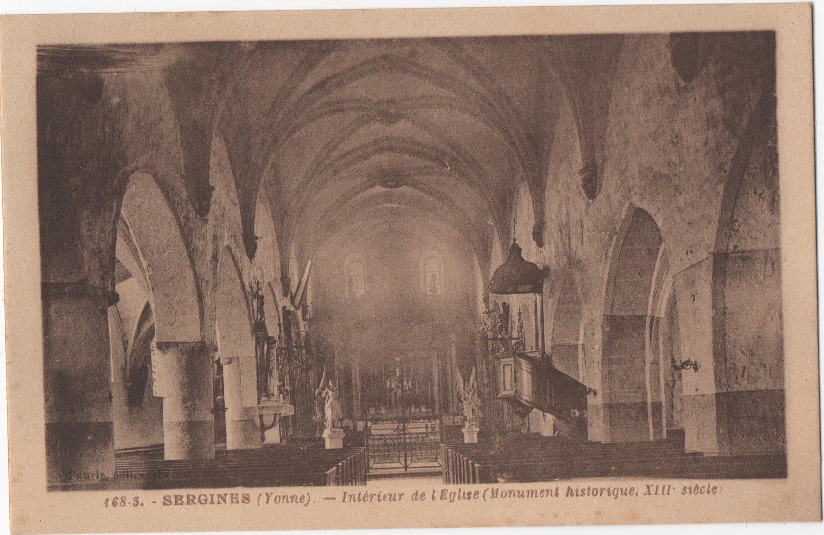 Intérieur de l'église Saint Tiburce