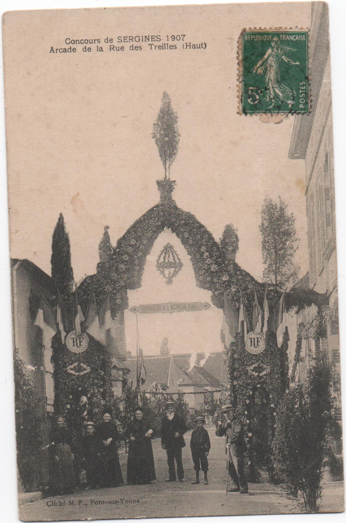 concours 1907 arcade rue des treilles